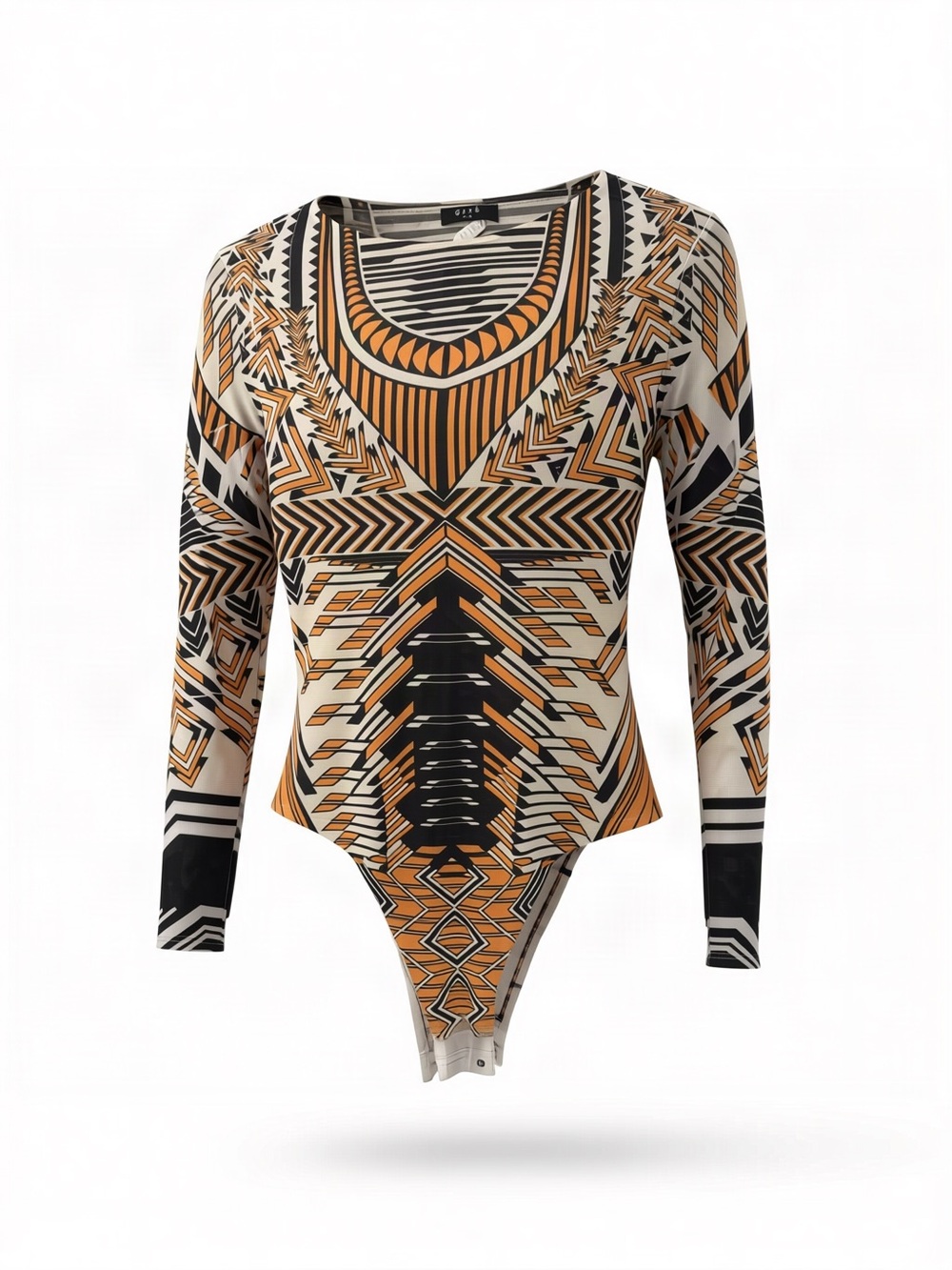 Aria Geometric Long Sleeve Bodysuit